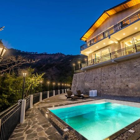 Stayvista At Sunset Springs With Pool & Views Nainital Exteriör bild