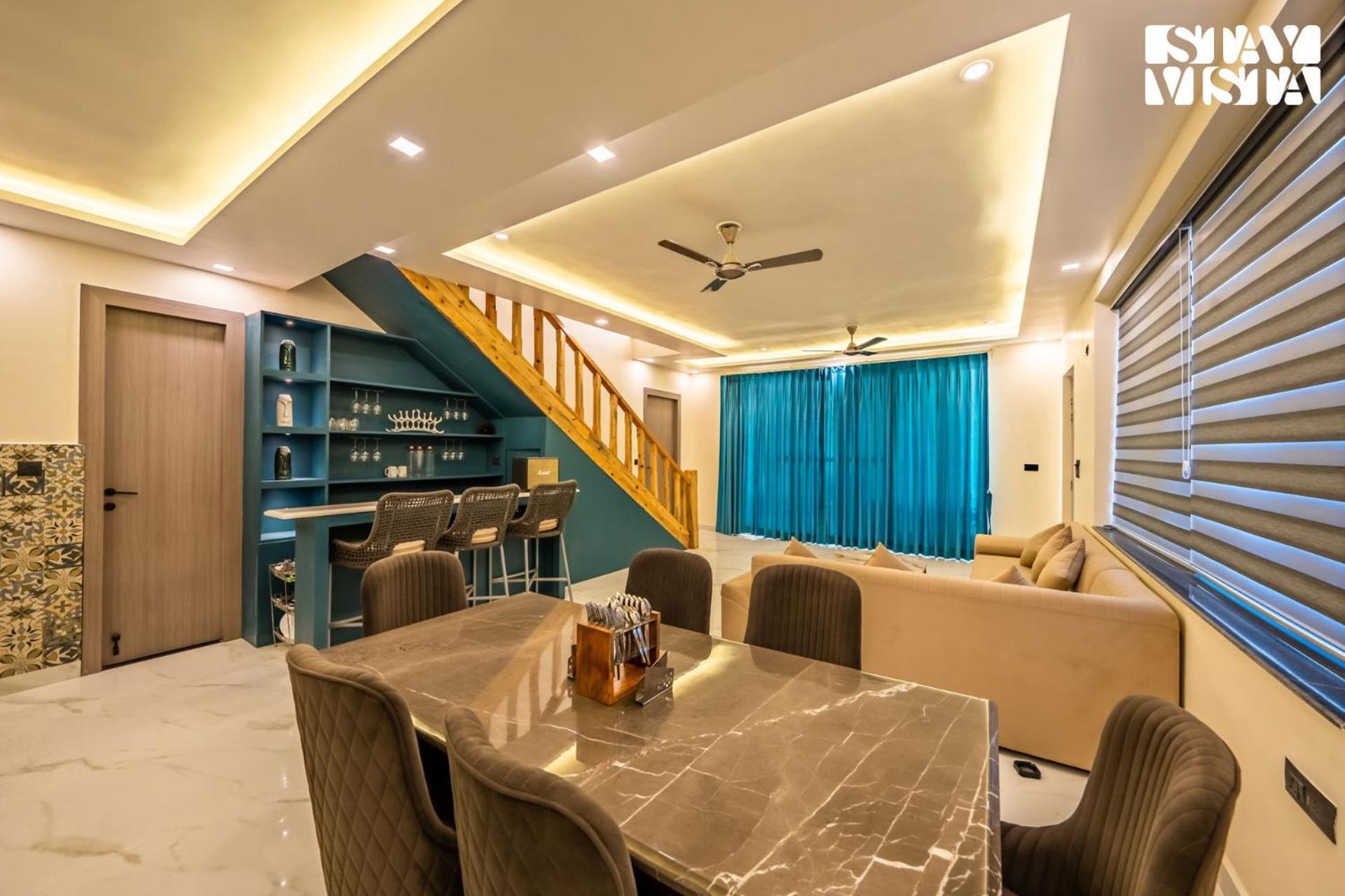Stayvista At Sunset Springs With Pool & Views Nainital Exteriör bild