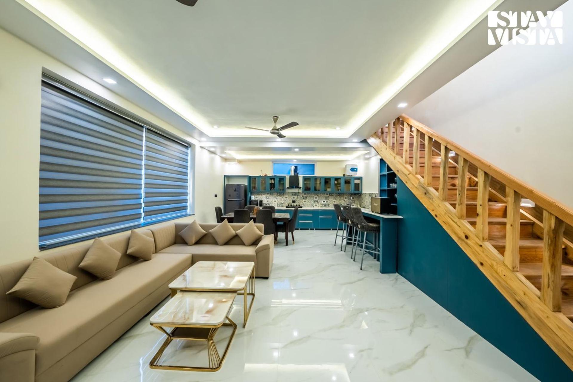 Stayvista At Sunset Springs With Pool & Views Nainital Exteriör bild